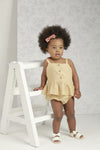 Conjunto Blusa y Short Natural en Lino - Alma