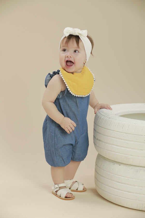 Enterizo Volantes Denim - Luna