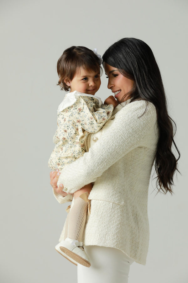Mameluco Floral Estilo Vintage - Amara
