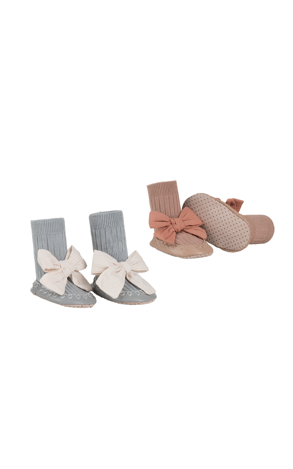 Zapato Media para Bebé con Suela Antideslizante