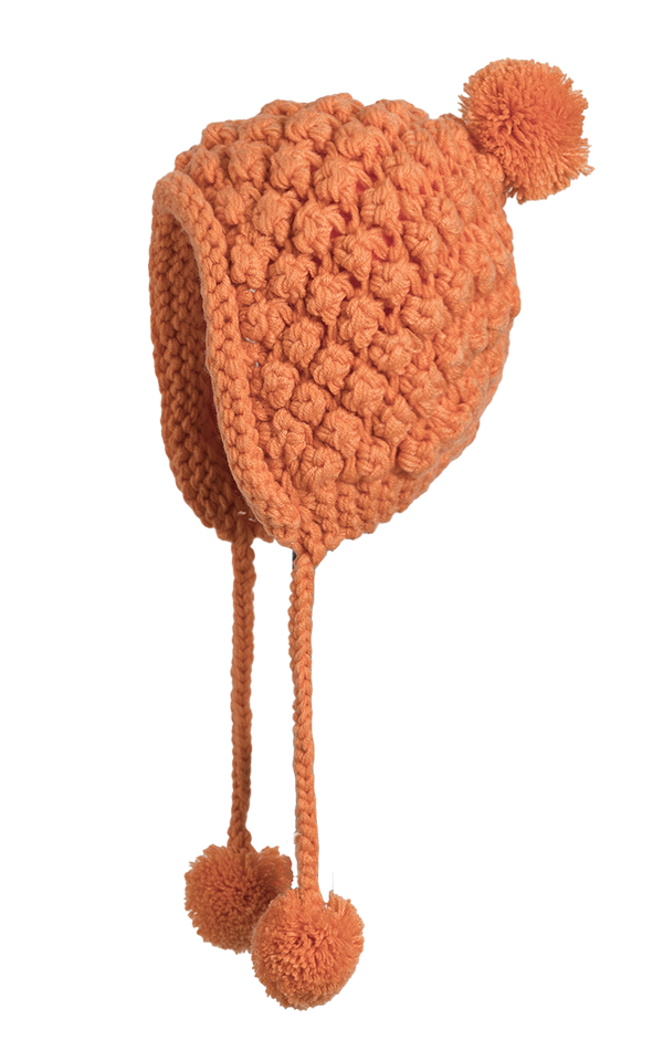 Gorro tejido Aureli - Naranja