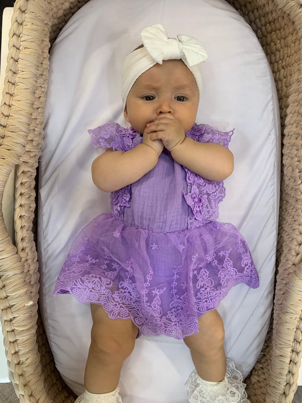 Mameluco de Encaje - Meghan Lila