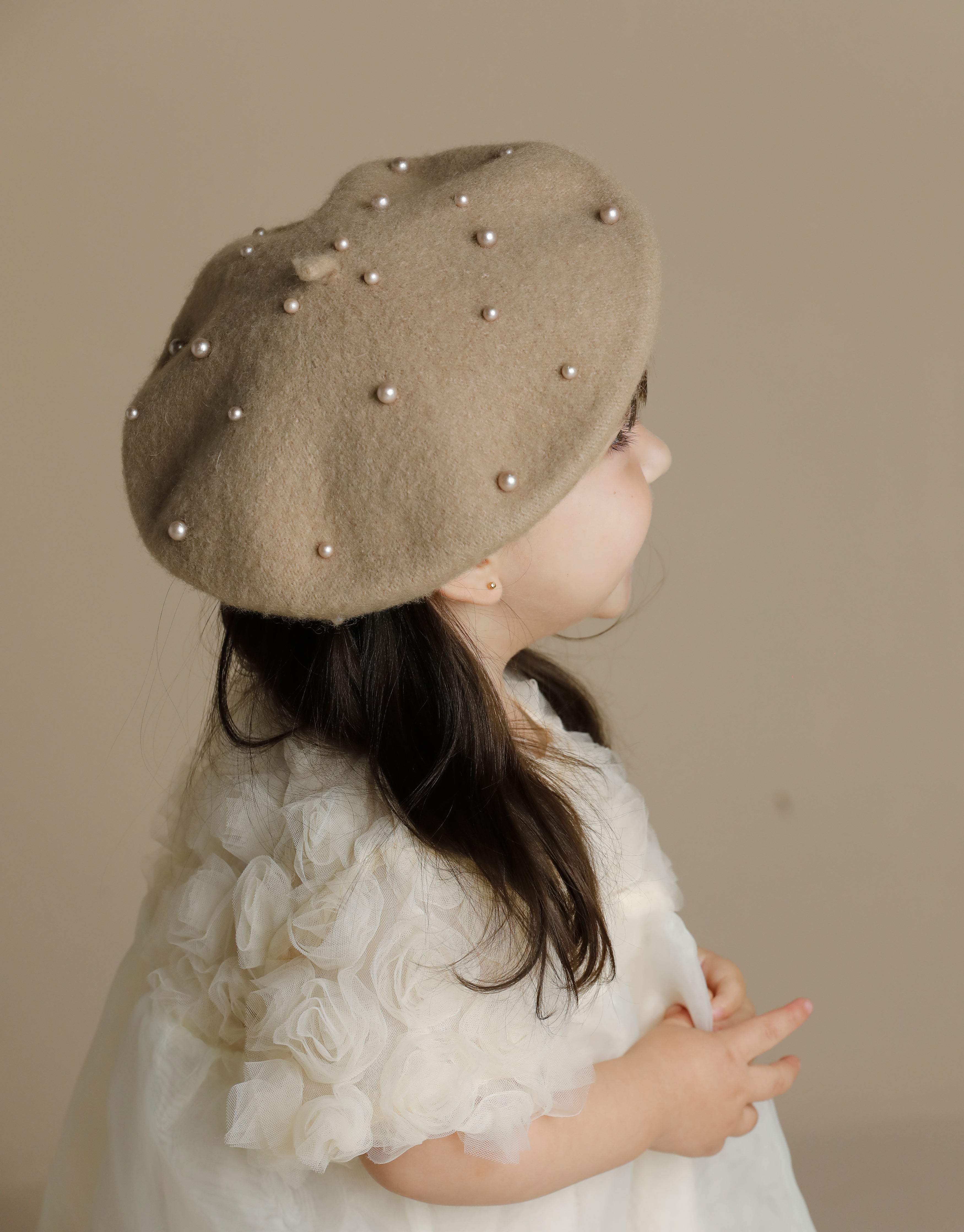  HJTCZHUANYONG Gorro de bebé, Boina de punto para niña