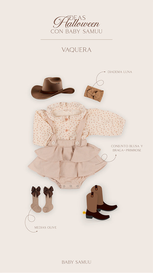 Conjunto de blusa y braga - Primrose